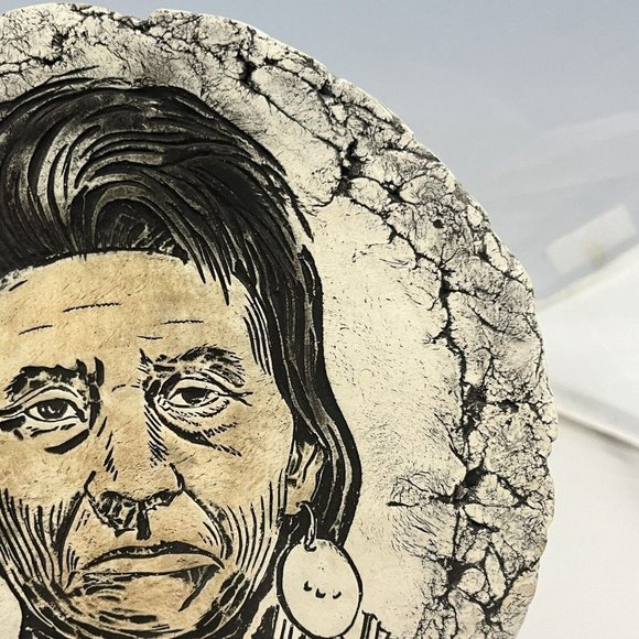 Shapes Of Clay By Stan Langtwait Mount St Helen Ash Native American Chief Joseph - Picture 7 of 16